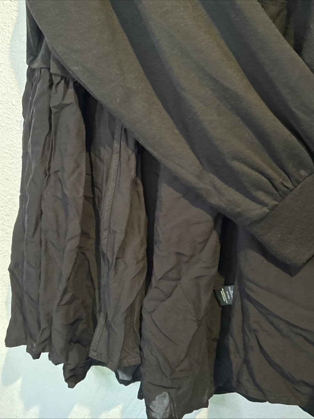 Torrid Waist Hooded Open Cardigan Light weight Black Size 3 RAYON - Picture 3 of 5